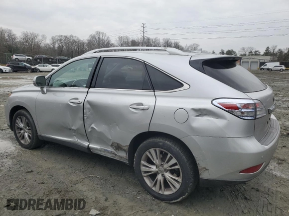 2011 Lexus RX 450h with VIN JTJBC1BA3B2417922, listed as a Copart auction lot 86585024 with 198,151 mi miles and Salvage title. Bid and sale history available at DreamBid. Image 2.