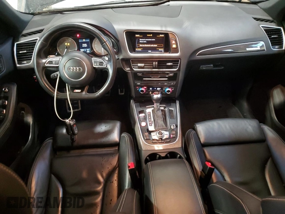 2016 Audi SQ5 3.0T Technik with VIN WA1LCAFPXGA021158, listed as a Copart auction lot 83837454 with 119,449 mi miles and Salvage Title. Bid and sale history available at carsss.com. Image 8.