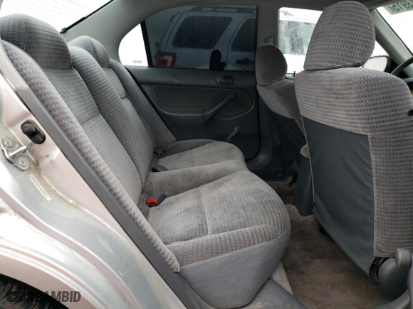 2000 Honda Civic VP with VIN 2HGEJ6615YH563673, listed as a Copart auction lot 48823915 with 164,877 mi miles and Salvage Title. Bid and sale history available at carsss.com. Image 10.