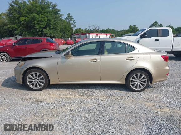 2006 Lexus IS 250 with VIN JTHCK262765006819, listed as a IAAI auction lot 42408122 with 174,234 mi miles and . Bid and sale history available at DreamBid. Image 14.