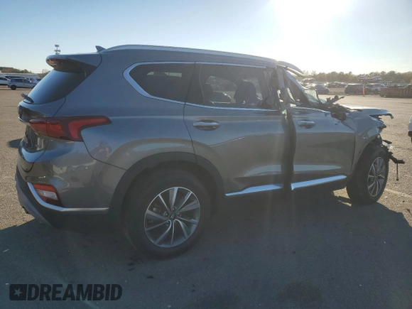 2019 Hyundai Santa Fe Ultimate with VIN 5NMS5CAD4KH041408, listed as a Copart auction lot 80168674 with 0 mi miles and Salvage Title. Bid and sale history available at carsss.com. Image 3.