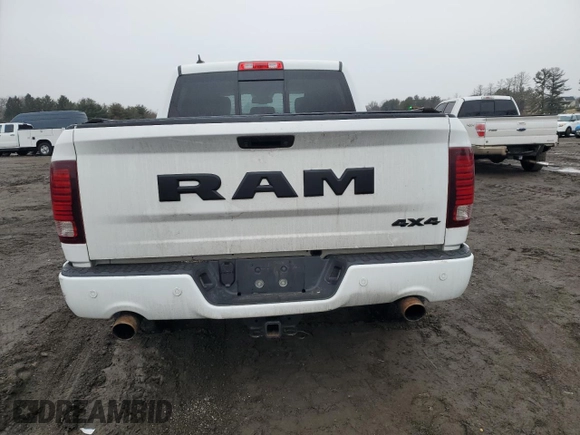 2018 Ram 1500 Night with VIN 1C6RR7MT6JS121901, listed as a Copart auction lot 43044215 with 162,927 mi miles and Salvage Title. Bid and sale history available at carsss.com. Image 6.