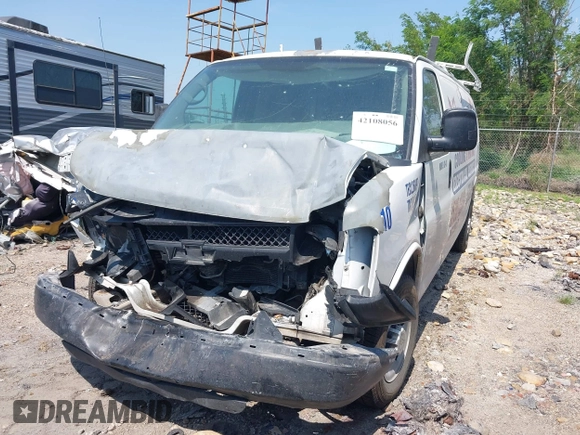 2011 Chevrolet Express Cargo with VIN 1GCWGGCA2B1129681, listed as a IAAI auction lot 42108056 with Not provided miles and . Bid and sale history available at DreamBid. Image 6.