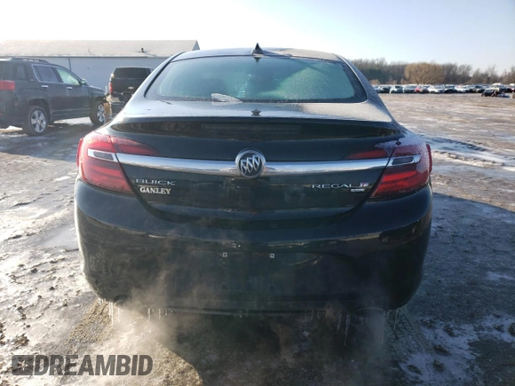 2016 Buick Regal Premium II with VIN 2G4GT5GX8G9112031, listed as a Copart auction lot 43743695 with 114,617 mi miles and Salvage title. Bid and sale history available at DreamBid. Image 6.