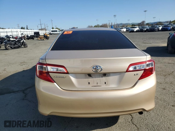 2012 Toyota Camry L with VIN 4T4BF1FK9CR168594, listed as a Copart auction lot 48526465 with 245,352 mi miles and Salvage Title. Bid and sale history available at DreamBid. Image 6.
