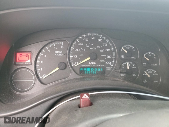 2002 Chevrolet Silverado 1500 LS with VIN 2GCEC19V121194904, listed as a Copart auction lot 84408904 with 266,795 mi miles and Salvage Title. Bid and sale history available at DreamBid. Image 9.