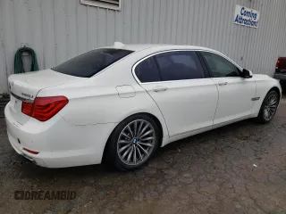 2011 BMW 7 Series 740Li with VIN WBAKB4C55BC575033, listed as a Copart auction lot 42975365 with 130,247 mi miles and Clean title. Bid and sale history available at DreamBid. Image 3.
