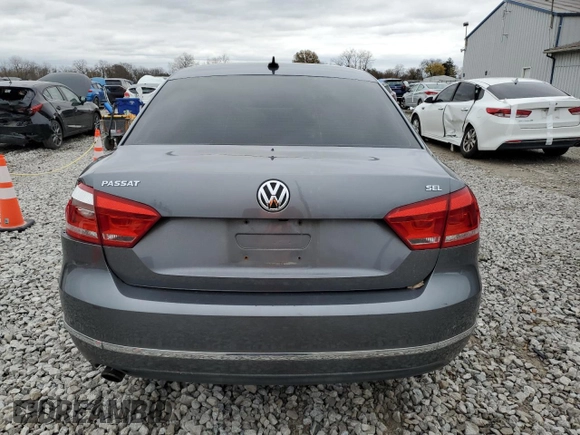 2013 Volkswagen Passat SEL Premium with VIN 1VWCH7A32DC058118, listed as a Copart auction lot 80256304 with 158,667 mi miles and Salvage Title. Bid and sale history available at carsss.com. Image 6.