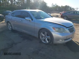 2007 Lexus LS 460 L with VIN JTHGL46F075018566, listed as a IAAI auction lot 41368808 with 266,410 mi miles and . Bid and sale history available at DreamBid. Image 1.