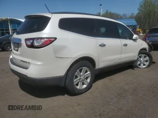 2014 Chevrolet Traverse LT with VIN 1GNKRGKD2EJ261646, listed as a Copart auction lot 54936085 with 155,693 mi miles and Salvage Title. Bid and sale history available at DreamBid. Image 3.