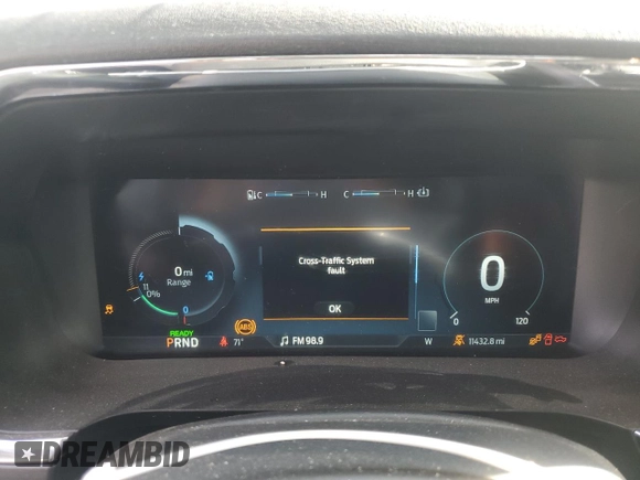 2023 Ford F-150 Lightning Pro with VIN 1FT6W1EV0PWG34788, listed as a Copart auction lot 54454805 with 11,432 mi miles and Salvage title. Bid and sale history available at DreamBid. Image 9.