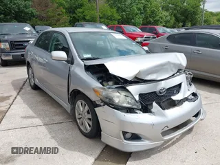 2010 Toyota Corolla with VIN 2T1BU4EE1AC480579, listed as a IAAI auction lot 42210623 with 123,795 mi miles. Bid and sale history available at carsss.com. Image 1.