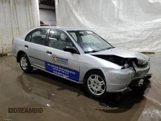 2001 Honda Civic DX with VIN 2HGES162X1H527248, listed as a Copart auction lot 84811674 with 132,592 mi miles and Salvage Title. Bid and sale history available at carsss.com. Image 4.