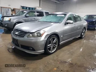 2007 Infiniti M45 Sdn with VIN JNKBY01E17M403773, listed as a Copart auction lot 80708364 with 144,233 mi miles and Salvage Title. Bid and sale history available at carsss.com. Image 1.