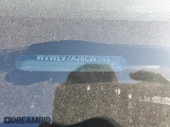 2012 Volkswagen GTI w/Conv & Sunroof z VIN WVWEV7AJ8CW148101, wystawiony jako Copart lot #74610214 z przebiegiem 154 813 mil mil oraz Szkoda całkowita • Salvage title. Historia ofert i sprzedaży dostępna na DreamBid. Obrazek 12.