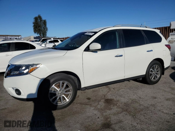 2016 Nissan Pathfinder S with VIN 5N1AR2MN5GC665783, listed as a Copart auction lot 49469725 with 99,647 mi miles and Salvage title. Bid and sale history available at DreamBid. Image 1.