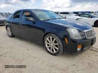 2007 Cadillac CTS with VIN 1G6DP577270151206, listed as a Copart auction lot 73718094 with 0 mi miles and Salvage Title. Bid and sale history available at carsss.com. Image 4.