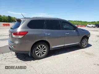 2014 Nissan Pathfinder S z VIN 5N1AR2MN6EC702417, wystawiony jako Copart lot #55015915 z przebiegiem 170 435 mil mil oraz Szkoda całkowita • Salvage title. Historia ofert i sprzedaży dostępna na DreamBid. Obrazek 3.