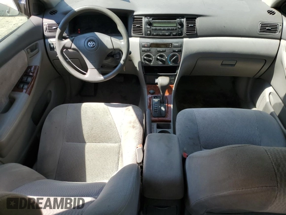 2006 Toyota Corolla CE with VIN 2T1BR32EX6C681260, listed as a Copart auction lot 55210885 with Not Provided miles and Clean Title. Bid and sale history available at DreamBid. Image 8.