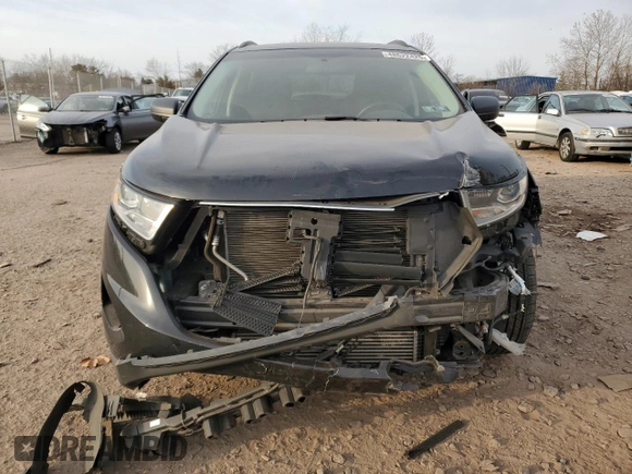 2017 Ford Edge SE with VIN 2FMPK4G9XHBC51201, listed as a Copart auction lot 48622425 with 49,286 mi miles and Salvage Title. Bid and sale history available at carsss.com. Image 5.