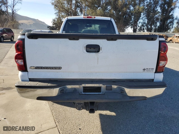 2006 Chevrolet Silverado 1500 Work Truck with VIN 1GCEC14V26E200897, listed as a Copart auction lot 87646235 with 403,526 mi miles and Clean Title. Bid and sale history available at carsss.com. Image 6.