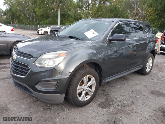 2017 Chevrolet Equinox LS with VIN 2GNALBEK6H1582971, listed as a IAAI auction lot 41975557 with 48,787 mi miles. Bid and sale history available at carsss.com. Image 18.
