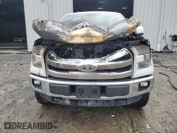 2015 Ford F-150 XLT with VIN 1FTEW1EG9FFB30252, listed as a Copart auction lot 46334915 with Not provided miles and Salvage title. Bid and sale history available at DreamBid. Image 5.