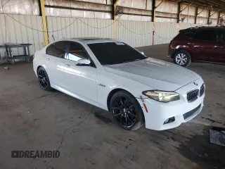 2014 BMW 5 Series 528i with VIN WBA5A5C5XED505208, listed as a Copart auction lot 54555285 with 151,145 mi miles and Clean Title. Bid and sale history available at DreamBid. Image 4.