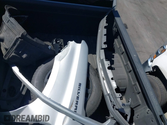 2022 Chevrolet Silverado 1500 Custom with VIN 1GCPABEK5NZ509697, listed as a IAAI auction lot 41844929 with 14,610 mi miles and . Bid and sale history available at DreamBid. Image 12.