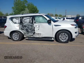 2023 Nissan Armada SV with VIN JN8AY2AD9P9692845, listed as a IAAI auction lot 42213250 with 59,880 mi miles and . Bid and sale history available at DreamBid. Image 13.