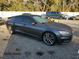 2019 Audi A5 Sportback Premium Plus with VIN WAUENCF50KA093849, listed as a Copart auction lot 41425774 with 28,416 mi miles. Bid and sale history available at carsss.com. Image 4.