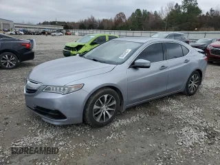 2015 Acura TLX with VIN 19UUB1F33FA017723, listed as a Copart auction lot 84424824 with 131,235 mi miles and Salvage Title. Bid and sale history available at carsss.com. Image 1.