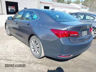 2020 Acura TLX w/Technology Pkg with VIN 19UUB1F57LA011789, listed as a IAAI auction lot 41760374 with 47,442 mi miles. Bid and sale history available at carsss.com. Image 3.