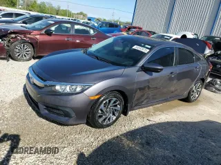 2017 Honda Civic EX z VIN 2HGFC2F78HH549794, wystawiony jako Copart lot #54592675 z przebiegiem 45 079 mil mil oraz Szkoda całkowita • Salvage title. Historia ofert i sprzedaży dostępna na DreamBid. Obrazek 1.
