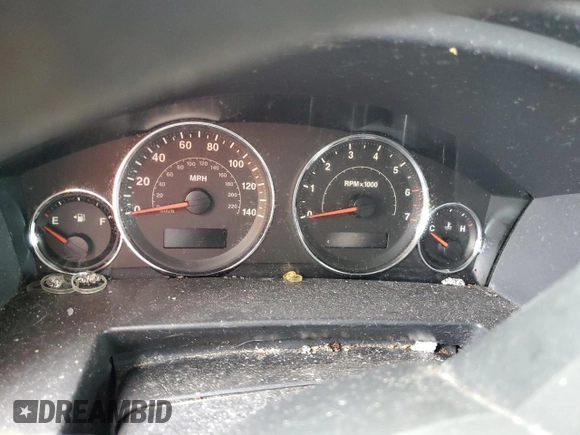 2008 Jeep Commander Sport with VIN 1J8HH48K38C229803, listed as a Copart auction lot 75095854 with 0 mi miles and Salvage Title. Bid and sale history available at carsss.com. Image 9.