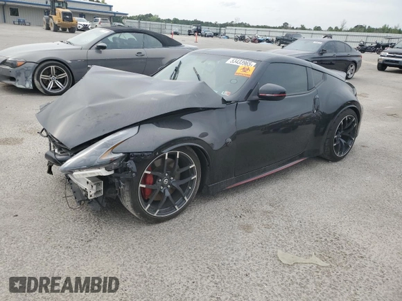 2015 Nissan 370Z с VIN JN1AZ4EH2FM441536, выставлен на аукционе Copart как лот 53433965 с пробегом Не указан миль и Списание • Salvage title. История ставок и продаж доступна на DreamBid. Изображение 1.