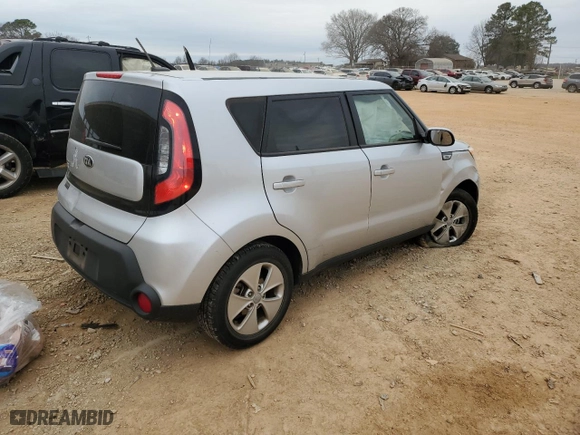 2015 Kia Soul with VIN KNDJN2A20F7748197, listed as a Copart auction lot 86645744 with 53,563 mi miles and Salvage Title. Bid and sale history available at carsss.com. Image 3.
