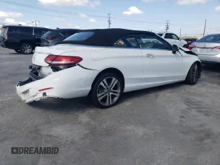 2021 Mercedes-Benz C 300 with VIN W1KWK8DB1MG101243, listed as a Copart auction lot 51533725 with Not provided miles and Salvage title. Bid and sale history available at DreamBid. Image 3.