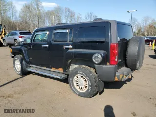 2007 Hummer H3 SUV with VIN 5GTDN13E678195221, listed as a Copart auction lot 53289125 with 91,209 mi miles and Clean Title. Bid and sale history available at carsss.com. Image 2.