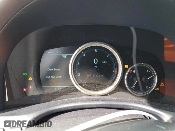 2019 Lexus GS 350 z VIN JTHBZ1BL7KA017742, wystawiony jako Copart lot #51510535 z przebiegiem 111 539 mil mil oraz Szkoda całkowita • Salvage title. Historia ofert i sprzedaży dostępna na DreamBid. Obrazek 9.
