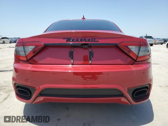 2018 Maserati GranTurismo Sport с VIN ZAM45VLA5J0254000, выставлен на аукционе Copart как лот 57055945 с пробегом 20 301 миль миль и Списание • Salvage title. История ставок и продаж доступна на DreamBid. Изображение 6.