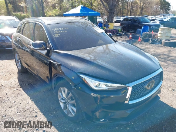 2019 Infiniti QX50 Essential with VIN 3PCAJ5M33KF148215, listed as a IAAI auction lot 42092174 with 82,604 mi miles and . Bid and sale history available at DreamBid. Image 6.