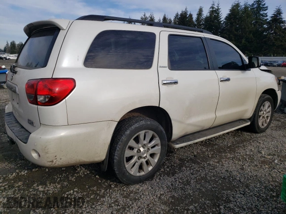 2017 Toyota Sequoia Platinum with VIN 5TDDY5G14HS148117, listed as a Copart auction lot 41897185 with 146,637 mi miles and Salvage Title. Bid and sale history available at carsss.com. Image 3.