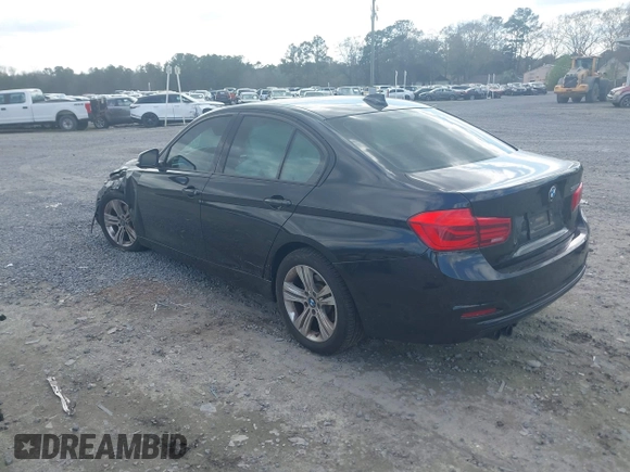 2016 BMW 3 Series 328i with VIN WBA8E9G52GNU30083, listed as a IAAI auction lot 41811439 with 55,396 mi miles. Bid and sale history available at carsss.com. Image 3.