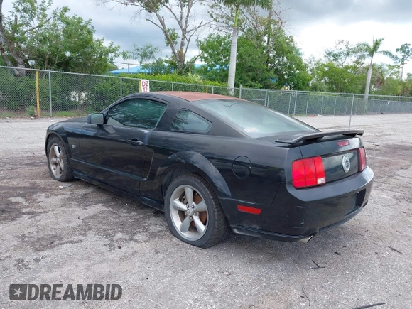 2007 Ford Mustang GT Deluxe with VIN 1ZVHT82H775289013, listed as a IAAI auction lot 42815485 with 167,390 mi miles and . Bid and sale history available at DreamBid. Image 3.