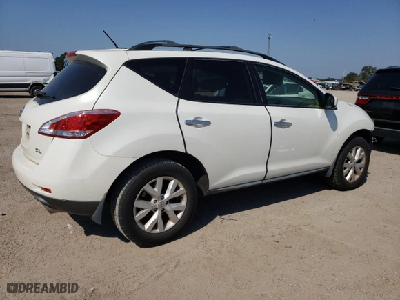 2013 Nissan Murano SV with VIN JN8AZ1MU4DW205826, listed as a Copart auction lot 75486844 with 79,710 mi miles and Salvage Title. Bid and sale history available at carsss.com. Image 3.