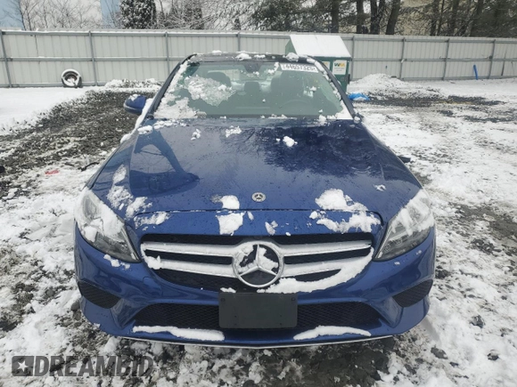2020 Mercedes-Benz C 300 with VIN W1KWF8EB6LR589501, listed as a Copart auction lot 44657325 with 45,383 mi miles and Salvage Title. Bid and sale history available at DreamBid. Image 5.