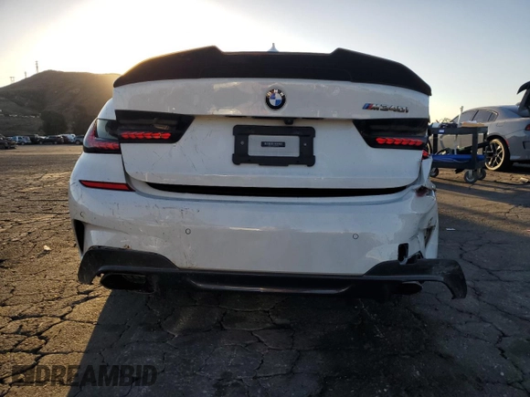 2021 BMW 3 Series M340i with VIN 3MW5U7J05M8B93885, listed as a Copart auction lot 42400835 with 48,771 mi miles and Salvage Title. Bid and sale history available at carsss.com. Image 6.