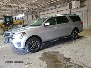 2024 Ford Expedition Max XLT with VIN 1FMJK1H8XREA60409, listed as a Copart auction lot 46450455 with 23,351 mi miles and Clean Title. Bid and sale history available at DreamBid. Image 1.