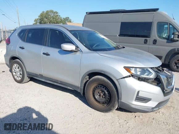 2018 Nissan Rogue SV with VIN KNMAT2MT7JP609512, listed as a IAAI auction lot 42137150 with 66,953 mi miles and . Bid and sale history available at DreamBid. Image 1.